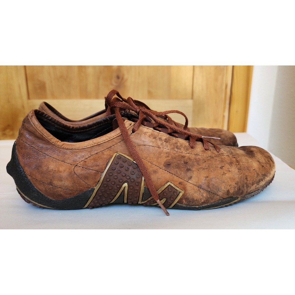 Merrell Relay Dash Toffee Sz 9.5‎ Brown Leather Sneakers Hiking Preppy Shoes